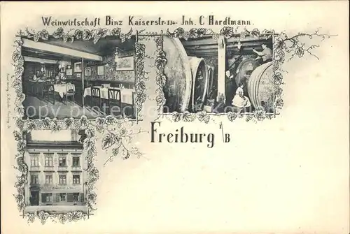 Freiburg Breisgau Weinwirtschaft Binz Kaiserstrasse Hardtmann / Freiburg im Breisgau /Breisgau-Hochschwarzwald LKR