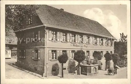 Sasbach Achern Gasthaus Pension zum Engel Habich Witwe / Sasbach /Ortenaukreis LKR