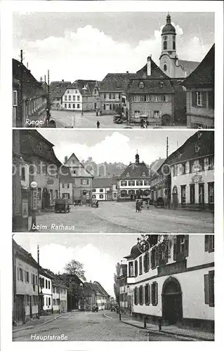 Riegel Kaiserstuhl Hauptstrasse Rathaus / Riegel am Kaiserstuhl /Emmendingen LKR