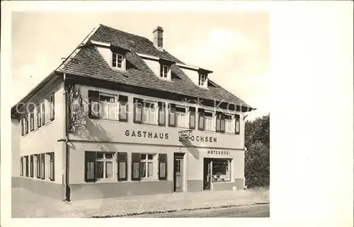 Emmendingen Gasthaus Metzgerei zum Ochsen / Emmendingen /Emmendingen LKR