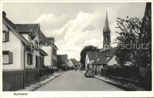 Buchheim March Strasse Kirche Auto / March /Breisgau-Hochschwarzwald LKR