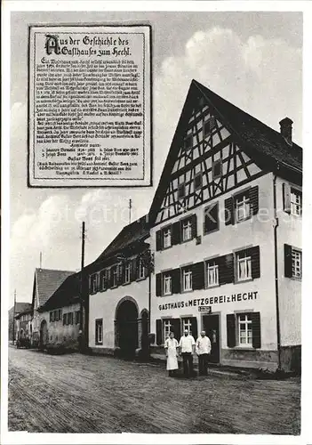 Bahlingen Gasthaus Metzgerei zum Lamm Adolf Boos / Bahlingen am Kaiserstuhl /Emmendingen LKR