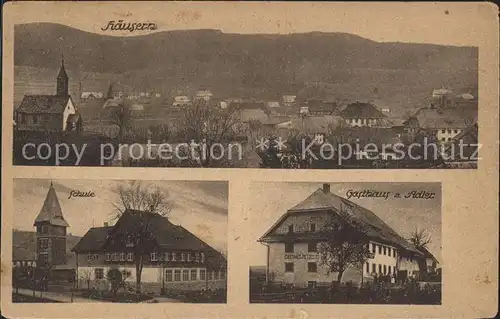 Haeusern Schwarzwald Gasthaus zum Adler Schule / Haeusern /Waldshut LKR