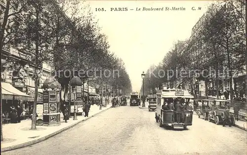 Paris Boulevard St Martin / Paris /Arrond. de Paris