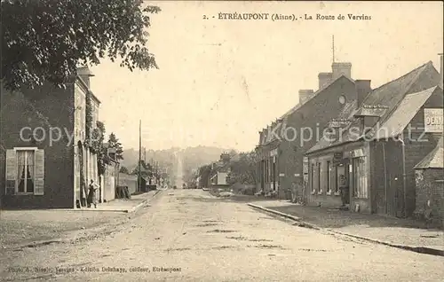 Etreaupont Route de Vervins / Etreaupont /Arrond. de Vervins