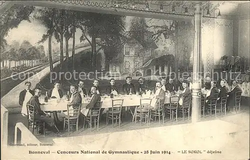 Bonneval d Eure-et-Loir Concours National de Gymnastique 1914 Le Sokol / Bonneval /Arrond. de Chateaudun