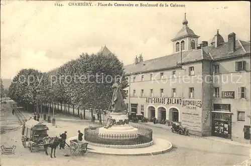 Chambery Savoie Place du Centenaire et Boulevard de la Colonne Monument / Chambery /Arrond. de Chambery
