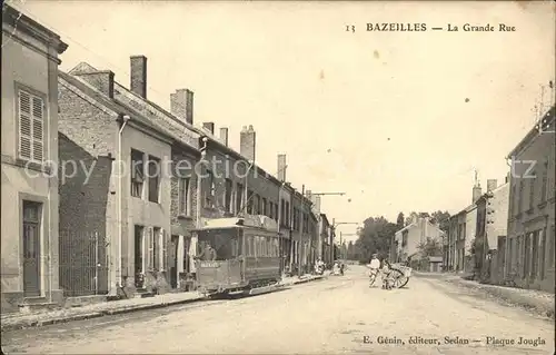 Bazeilles La Grande Rue Tram / Bazeilles /Arrond. de Sedan