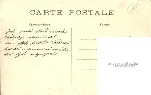 Alfortville Inondations de Janvier 1910 Rue Veron Hochwasser / Alfortville /Arrond. de Creteil