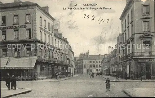 Alencon Rue Cazault Banque de France / Alencon /Arrond. d Alencon