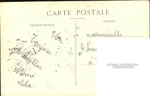 Aurillac Vue generale Chemin de Fer Stempel auf AK / Aurillac /Arrond. d Aurillac