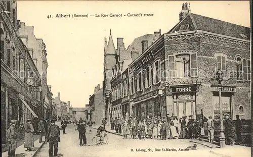 Albert Somme Rue Carnot / Albert /Arrond. de Peronne