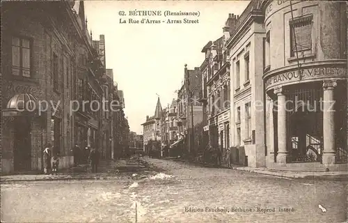 Bethune Rue d'Arras / Bethune /Arrond. de Bethune