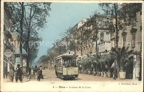 Nice Alpes Maritimes Avenue de la Gare Tram / Nice /Arrond. de Nice