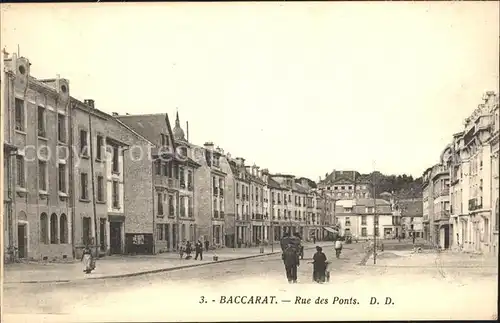 Baccarat Rue des Ponts / Baccarat /Arrond. de Luneville