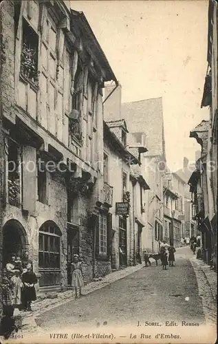 Vitre d Ille-et-Vilaine Rue d'Embas / Vitre /Arrond. de Rennes