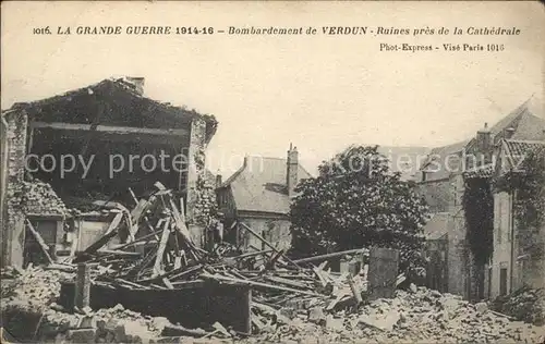 Verdun Meuse Bombardement Ruines Grande Guerre 1.Weltkrieg / Verdun /Arrond. de Verdun