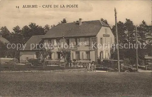 Aubure Haut Rhin Cafe de la Poste Arret des Autocars / Aubure /Arrond. de Ribeauville
