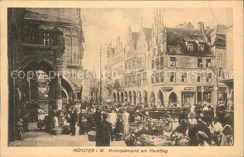 Muenster Westfalen Prinzipalmarkt Markt / Muenster /Muenster Stadtkreis