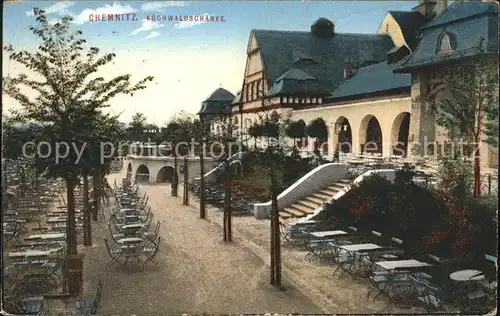 Chemnitz Kuchwaldschaenke Terrasse / Chemnitz /Chemnitz Stadtkreis