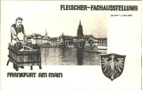 Frankfurt Main Fleischer-Fachausstellung / Frankfurt am Main /Frankfurt Main Stadtkreis