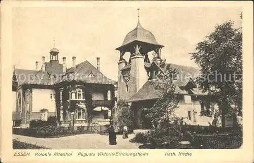 Essen Ruhr Kolonie Altenhof Augusta Viktoria-Erholungsheim Kirche / Essen /Essen Stadtkreis