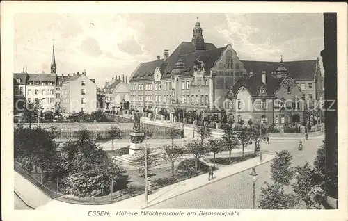 Essen Ruhr Hoehere Maedchenschule am Bismarckplatz / Essen /Essen Stadtkreis
