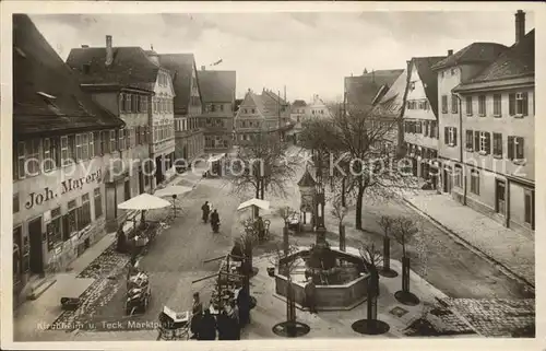 Kirchheim Teck Marktplatz / Kirchheim unter Teck /Esslingen LKR