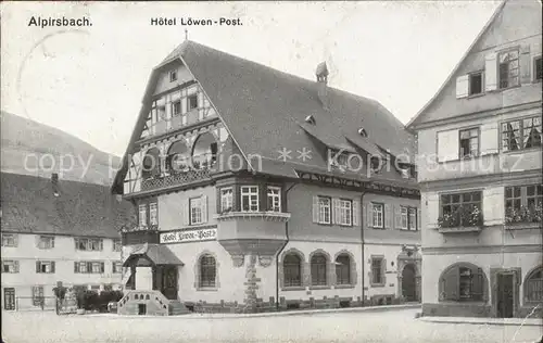 Alpirsbach Hotel Loewen-Post / Alpirsbach /Freudenstadt LKR