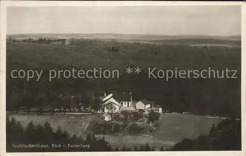 Saarbruecken Stuhlsatenhaus Blick v. Bartenberg Kat. Saarbruecken