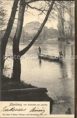 Ebernburg Huttenthal Boot Kat. Bad Muenster am Stein Ebernburg