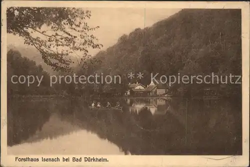 Bad Duerkheim Forsthaus Boot See Kat. Bad Duerkheim