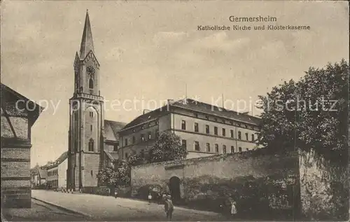 Germersheim Katholische Kirche Klosterkaserne Kat. Germersheim