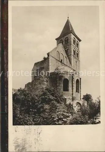 Bad Hersfeld Kirchenruine Benediktinerklosters Westfront Bahnpost Kat. Bad Hersfeld