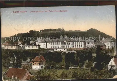 Saarbruecken Garnisonlazaret Winterbergdenkmal Kat. Saarbruecken