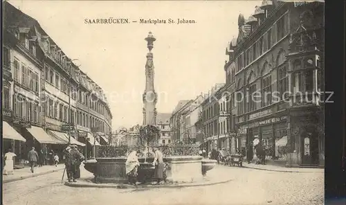 Saarbruecken Marktplatz St. Johann Kat. Saarbruecken