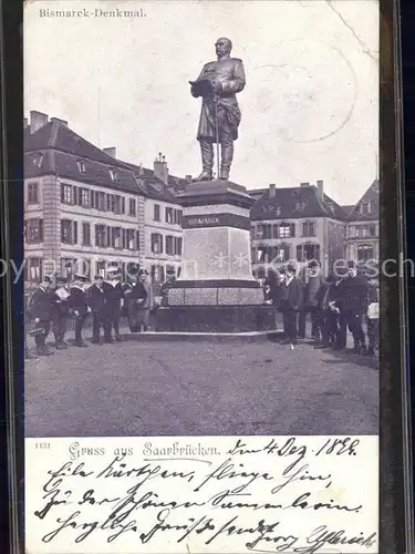 Saarbruecken Bismarck Denkmal Kat. Saarbruecken