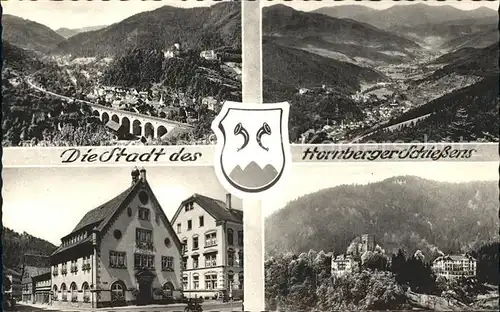 Hornberg Schwarzwald Schwarzwaldbahn Kat. Hornberg