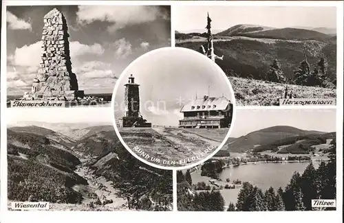 Feldberg Schwarzwald Bismarckturm Herzogenhorn Titisee Wiesental Kat. Feldberg (Schwarzwald)