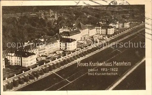Mannheim Neues Krankenhaus  Kat. Mannheim