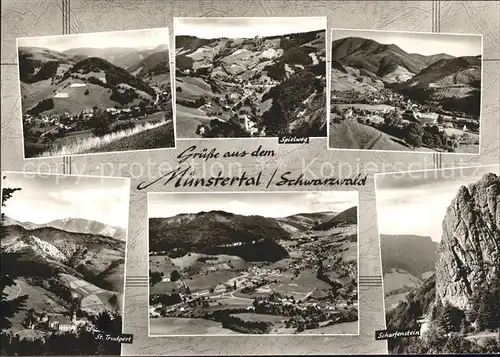 Muenstertal Schwarzwald Scharfenstein Spielweg St. Trudpert  Kat. Muenstertal