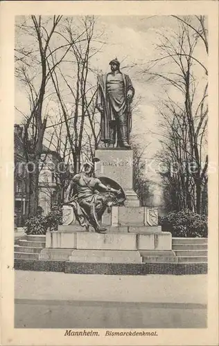 Mannheim Bismarckdenkmal Kat. Mannheim