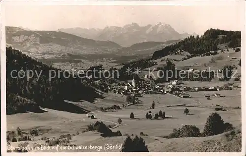 Oberstaufen Schweizerberge Saentis  Kat. Oberstaufen