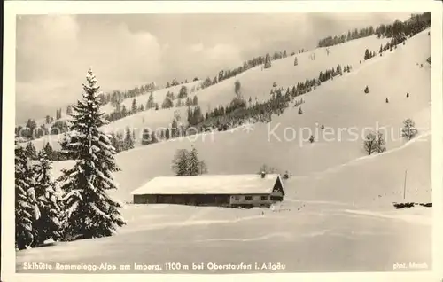 Oberstaufen Skihuette Remmelegg Alpe Imberg  Kat. Oberstaufen