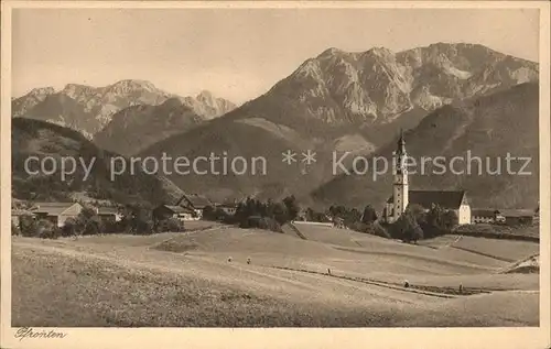 Pfronten Rossberg Schlicke Koellespitze Kat. Pfronten