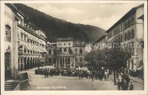 Wildbad Schwarzwald Kurplatz Kat. Bad Wildbad