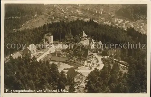 Wildbad Schwarzwald Fliegeraufnahme Kat. Bad Wildbad