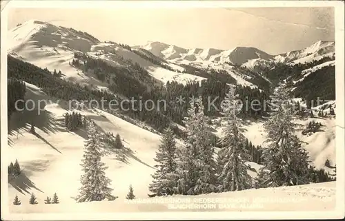 Rangiswangerhorn Riedbergerhorn Dreifahnenkopf Blaicherhorn Kat. Ofterschwang