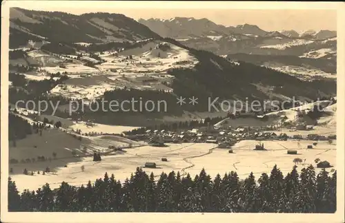 Oberstaufen Schindelberg Kojen Bregenzerwald Gebirge Kat. Oberstaufen