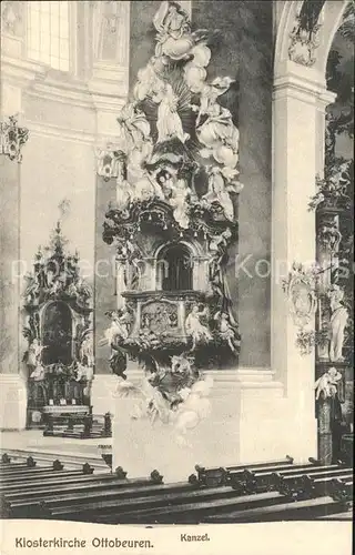 Ottobeuren Klosterkirche Kanzel  Kat. Ottobeuren